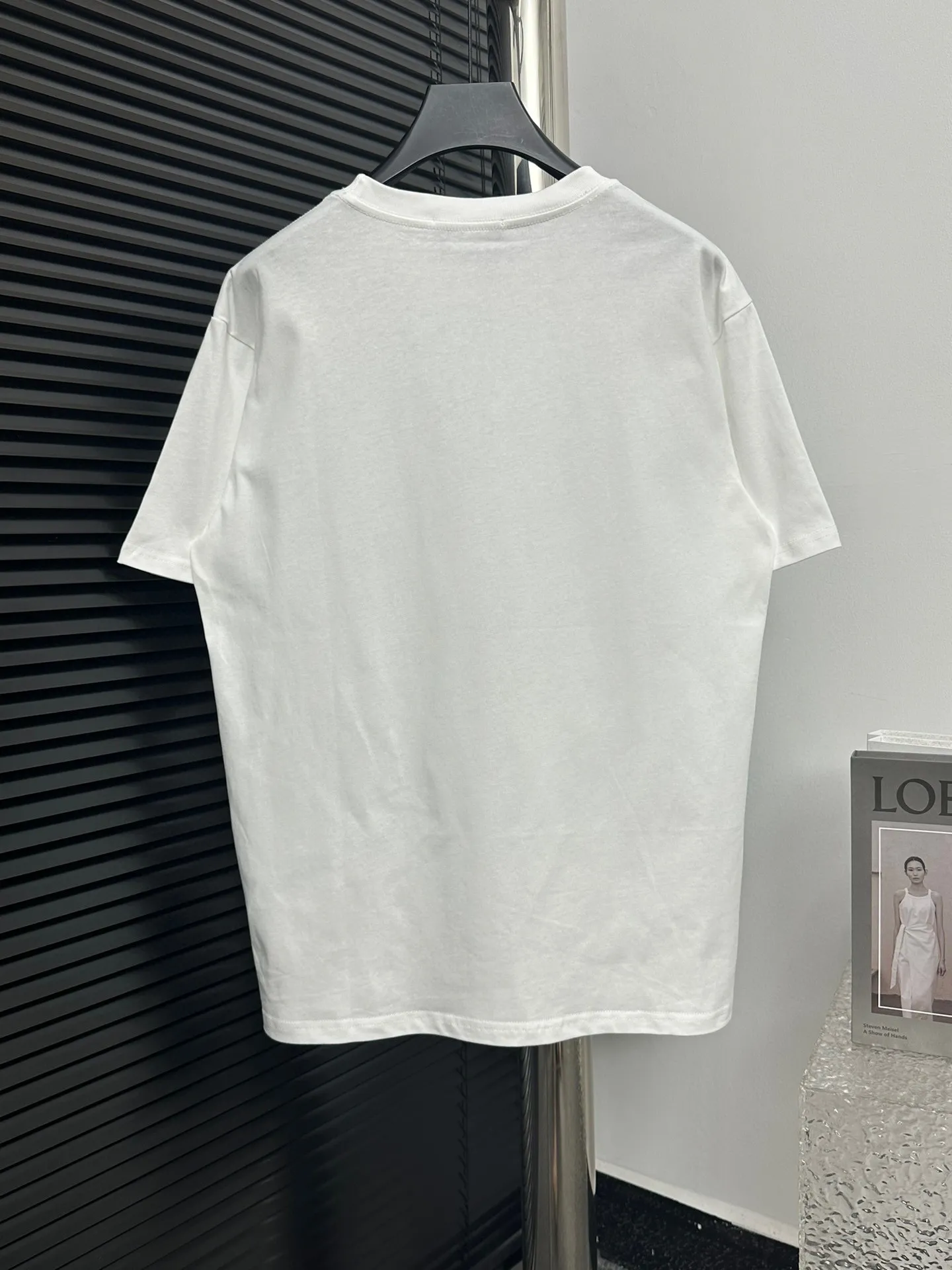 【BALENCIAGA】 24ss T 260g ， Versatile。 ， ， 。 ， Same Style ， 。 ：Black White Size：S-XL